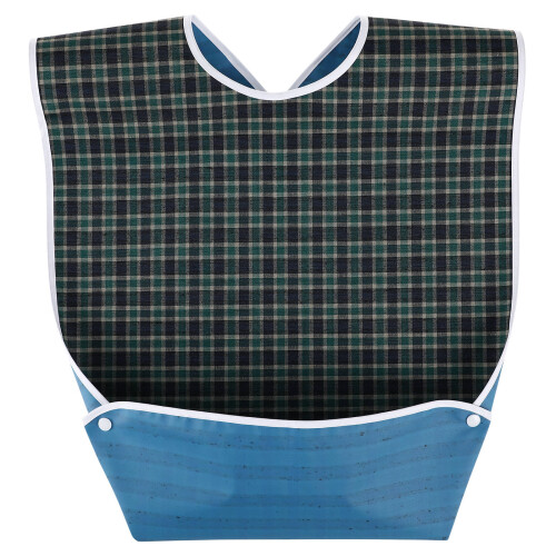 2Pcs Washable Elderly Bibs Clothing Protector for Adults