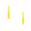 2Pcs Durable Yellow Plastic Paint Mixing Rods Manual Stirring Tools 4