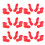 200Pcs Mini Santa Claus Boots Plastic Christmas Craft Table Decor 2