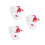 3Sets Plastic Emergency Alert Button for Elderly Bathroom Patient Care 7