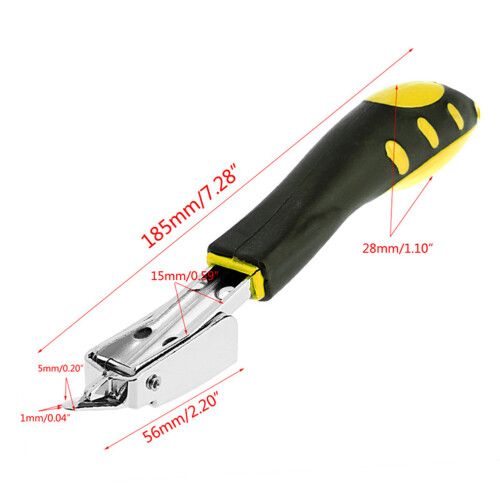 5Pcs Professional Staple Remover Metal Black 1