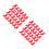 200Pcs Mini Santa Claus Boots Plastic Christmas Craft Table Decor 8
