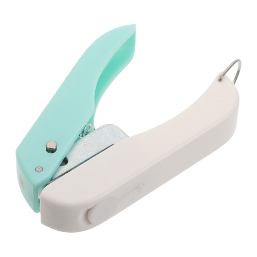 5Pcs Manual Star Hole Paper Punch Precise Smooth Edges Sky-Blue Tool 1