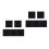 10Pcs Black Felt Acoustic Panel Absorbing Board for Ktv 8