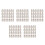 250Pcs Silver Alloy Drawstring Cord Buckles Durable Rope End Stoppers 6