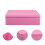 3Pcs Pink Square Tinplate Candy Containers with Lid for Home Use 10