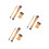 9Pcs Cosmetics Brush Set Bamboo Handle Nylon Bristles Assorted Colors 9