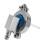Silver 43Mm Threaded Brake Bleeder Adapter Kit for Car Use 10