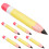 12Pcs PVC Inflatable Pencil Balloons Multi to School Decor 2