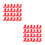 200Pcs Mini Santa Claus Boots Plastic Christmas Craft Table Decor 7
