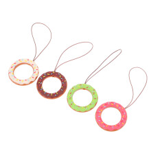 8Pcs Silicone Donut Phone Lanyards Assorted Color Phone Hanging Ropes