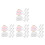 8Pcs Multi Plastic Pet Hair Roller with Handle Portable Lint Remover 6