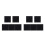 10Pcs Black Felt Acoustic Panel Absorbing Board for Ktv 3