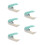 5Pcs Manual Star Hole Paper Punch Precise Smooth Edges Sky-Blue Tool 9