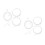 6Pcs Plastic Epoxy Foam Sprayer Tubes White for Sealing and Insulating 6