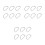 60Pcs Silver D Ring Buckle for Craft Use Durable Bag Strap Accessories 6
