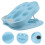 2Pcs Blue PP Slant Board Leg Exercise Foot Calf Stretching Tool 6