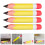 12Pcs PVC Inflatable Pencil Balloons Multi to School Decor 10