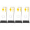 4Sets Physik Unterricht Set Seilzugblock Mit Halter Aus ABS Bunt 5