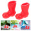 200Pcs Mini Santa Claus Boots Plastic Christmas Craft Table Decor 11