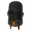 2Pcs Compact Rv Generator Plug Adapter 30A to 50A Heavy Duty Black 2