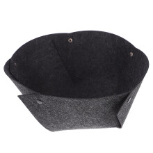 16Pcs Durable Black Felt Round Plant Pot Liners for Indoor Outdoor Use