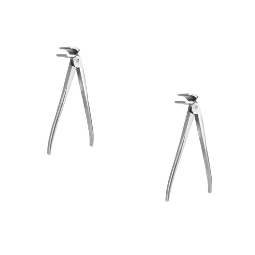 2Pcs Steel Flush Pliers High Hardness Labor Saving for Craft 2