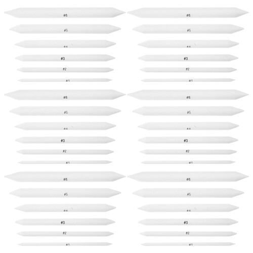 72Pcs White Sketching Blending Tools with Dual-Head Design for Artists 1