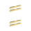 4Pcs Golden Cigar Humidifiers ABS Mini Humidor Fresh Storage Accessory 4