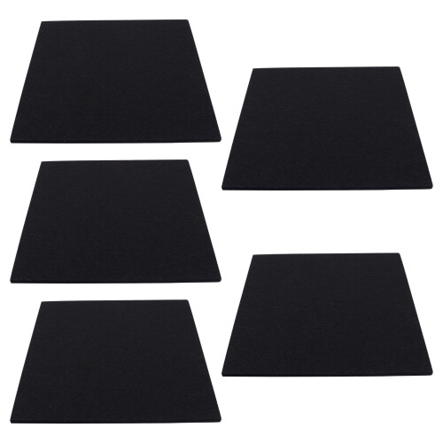 10Pcs Black Felt Acoustic Panel Absorbing Board for Ktv 1