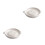 2Pcs Ceramic Food Masher Bowl White Vegetable Fruit Grinding Tool 6