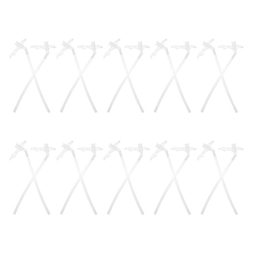 40Pcs White Foam Sprayer Tubes Plastic Nozzle for DIY Use 1