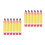 12Pcs PVC Inflatable Pencil Balloons Multi to School Decor 6