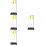 4Sets Physik Unterricht Set Seilzugblock Mit Halter Aus ABS Bunt 8