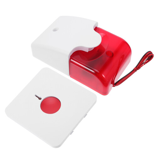 3Sets Plastic Emergency Alert Button for Elderly Bathroom Patient Care 2
