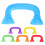 18Pcs Plastic Realistic Simulation Handset Toy for Kids Speech Therapy 1