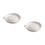 2Pcs Ceramic Food Masher Bowl White Vegetable Fruit Grinding Tool 9