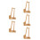 5Pcs Wood Yarn Holder Magnetic Rotating Spool Rack Compact Home Use 3