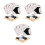 3Pcs Multi Wooden Building Block Tabletop Game for Kids Learning Fun 9
