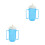 2Pcs Bedside Safe Hydration Cups for Elderly with Dual Handles 5