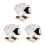 3Pcs Multi Wooden Building Block Tabletop Game for Kids Learning Fun 4