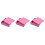 3Pcs Pink Square Tinplate Candy Containers with Lid for Home Use 9