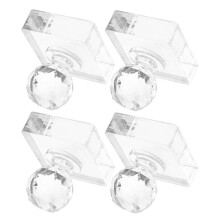20Pcs Transparent Acrylic Pestle for Mineral Pigment and Oil Painting