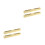 4Pcs Golden Cigar Humidifiers ABS Mini Humidor Fresh Storage Accessory 3