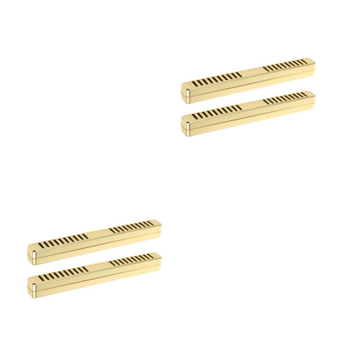 4Pcs Golden Cigar Humidifiers ABS Mini Humidor Fresh Storage Accessory 2
