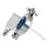 Silver 43Mm Threaded Brake Bleeder Adapter Kit for Car Use 8