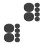 12Pcs Matte Finish Hockey Training Pucks for Precision Control 4
