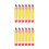 12Pcs PVC Inflatable Pencil Balloons Multi to School Decor 5