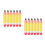 12Pcs PVC Inflatable Pencil Balloons Multi to School Decor 9