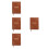 4Pcs Brown Academic Planner Journal Daily Schedule 9